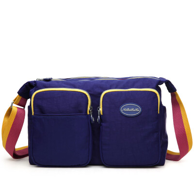 

Nabe like cool NB female bag large capacity shoulder bag casual Messenger bag ladies small bag nb192 blue