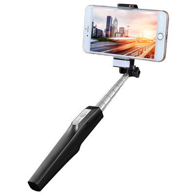 

BIAZE U23 Scrub Black Wireless Bluetooth Self-timer Self-timer Artifact with Fill Light General Apple 7plus Mobile Huawei oppo Meizu Huawei