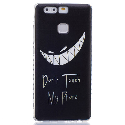 

Bad laugh Pattern Soft Thin TPU Rubber Silicone Gel Case Cover for HUAWEI P9