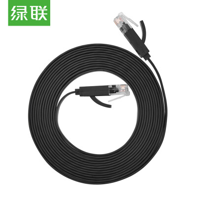 

Green Alliance UGREEN six types of Gigabit cable flat Cat6 computer broadband network jumper copper core 8 core twisted pair 6 home connection finished cable 30 meters 11223