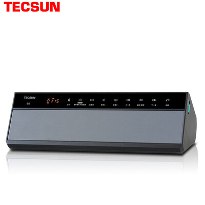 

Germany Tecsun Bluetooth card speaker digital player FM radio computer audio USB phone hands-free lossless music touch button black B5