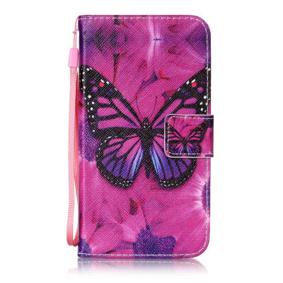 

Black Butterfly Design PU Leather Flip Cover Wallet Card Holder Case for Samsung Galaxy Grand Prime/G530/G5306W