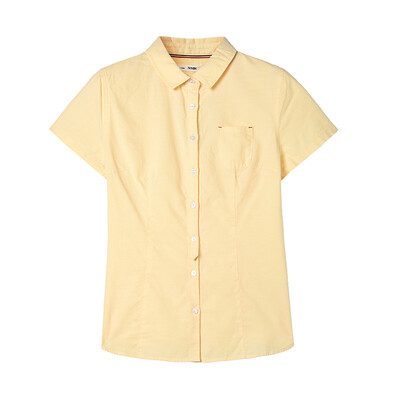

Semir Long Sleeve Shirt Short Sleeve Shirt Female Casual Pure Cotton Student Shirt 13216040028 Yellow White L