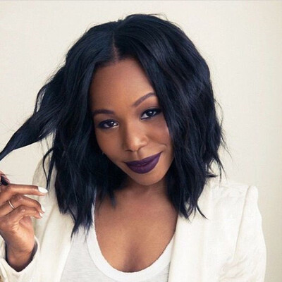 

Female Star Hair 7A Brazilian Virgin Hair Natural Wave Lace Front Human Hair Wigs Short Bob Human Hair Wigs For Black Women