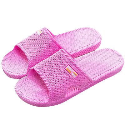 

[Jingdong supermarket] love home bathroom floor drag couple home slippers ladies pink 39 yards LJ82011