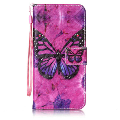 

Black Butterfly дизайн PU кожа флип крышку крышки кошелька карты чехол для Samsung Galaxy S7 Edge/G9350