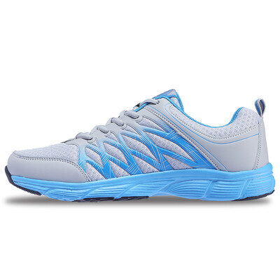

Double star running shoes couple models lightweight fashion sports shoes damping jogging shoes 9029 sea blue female 37