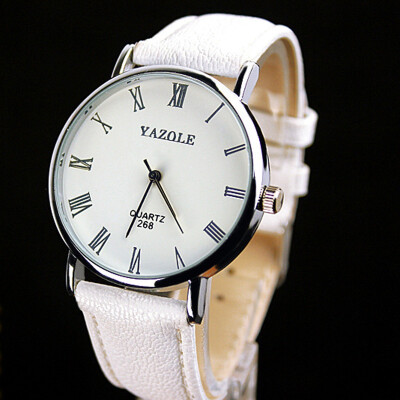 

Ya Zhuo Lun new simple quartz watch fashion casual belt watch men and women couples watch YZL0535TH-3