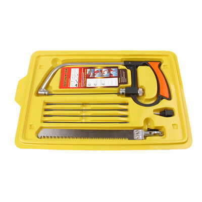 

MyMei Practical 8 in 1 Mental Magical Hacksaw Hand Saw Woodworking Model 6 Blades Set
