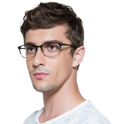 

LOHO glasses life anti-blue glasses men&39s computer goggles HD female models myopia glasses frame R630 black