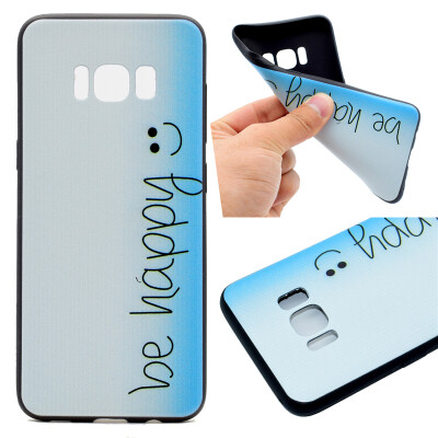 

Happy Pattern Soft Thin TPU Rubber Silicone Gel Case Cover for Samsung GALAXY S8