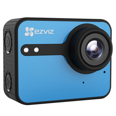 

Fluorite EZVIZ S1C sports camera blue dual mode sports camera smart camera HD outdoor aerial diving remote control camera