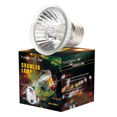 

Yi Meng turtle sun back light reptile tortoise lizard spider hamster horn frog warm light UVB calcium insulation heating lamp YM-683