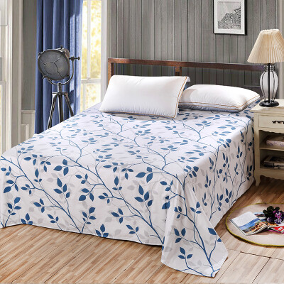 

Ivy AVIVI sheets single piece cotton 40 twill prints sheets single bed 12 bed 150 210 shallow light rain