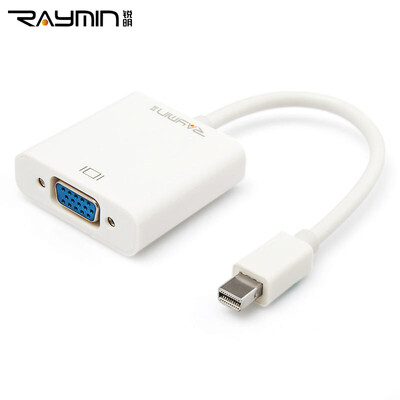

Rui Ming RM275SR Apple Mini DP to VGA HDMI Combo Converter Lightning Interface Mini Mini Displayport Adapter Silver