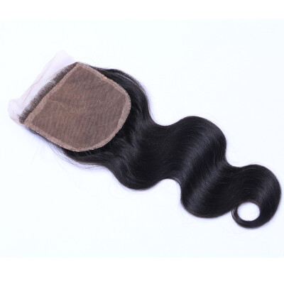 

Virgin Human Hair 4x4 Silk Based Human Hair Lace Closure Unprocessed Brazilian Virgin Hair