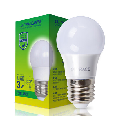 

Odys (OUTRACE) LED bulb E27 screw mouth 3W yellow energy-saving light bulb bulb lamp light source