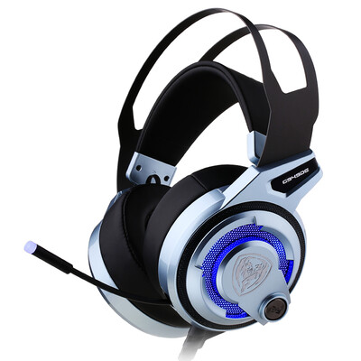 

Somic (SOMIC) G941 белой акула шум издания игровой гарнитуры компьютерных игры гарнитура с активным шумоподавлением звуковых вибраций USB7.1 Майкл Блэк