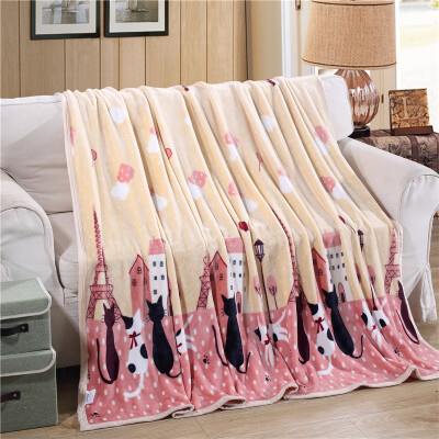 

Arctic plush blanket home textiles thick coral wool blanket summer nap air conditioning blanket towel was flannel blanket sunshine town 150 200cm