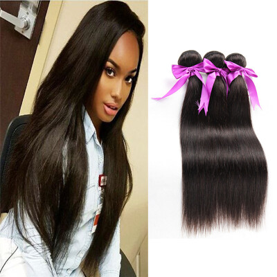 

Sexy Lady Hair Products Brazilian Human Hair Weave 3 Bundles Virgin Brazilian Straight Hair Weave Brazilian Virgin Hair Straight