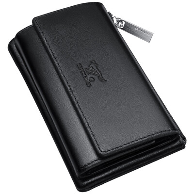 

Seven wolves SEPTWOLVES new business casual multi-functional fashion key bag men&women general 3A3041091-01 black