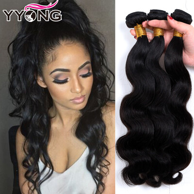 

3 Bundles Indian Virgin Hair Body Wave 8-28 Unprocessed Human Hair Weaves YYONG Hair Products 100 Human Hair Free Shipping