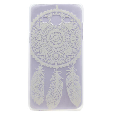 

Feather flower Pattern Soft Thin TPU Rubber Silicone Gel Case Cover for Samsung GALAXY J3 Pro