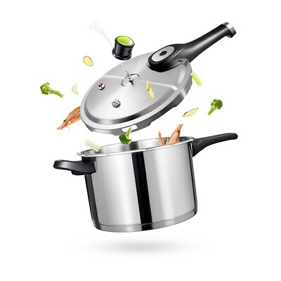 

Jingdong supermarket Ai Shida 24CM Aragon II304 stainless steel pressure cooker LA1824 gas induction cooker pressure cooker