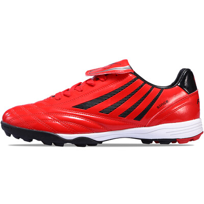 

DOUBLE STAR SMZM-652002 Men&39s Soccer Shoes Short Soccer Shoes Shredded Pancreas Soccer Shoes Red Black 43