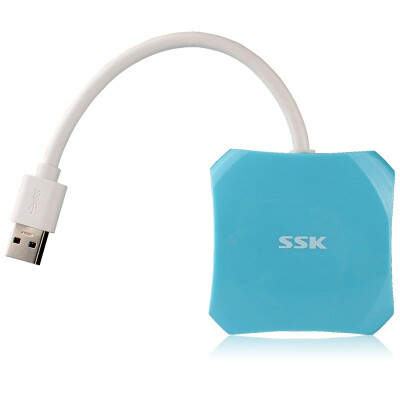 

Ван Бяо (ССК) SHU300 четыре USB3.0 высокоскоростной концентратор USB HUB синий