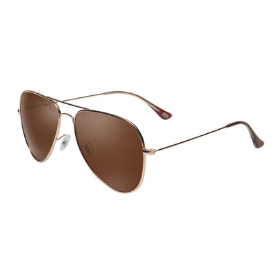 

Wei Gou's (VEGOOS) 3119 polarized sunglasses male turtles mirror driving mirror sunglasses gold frame progressive tea