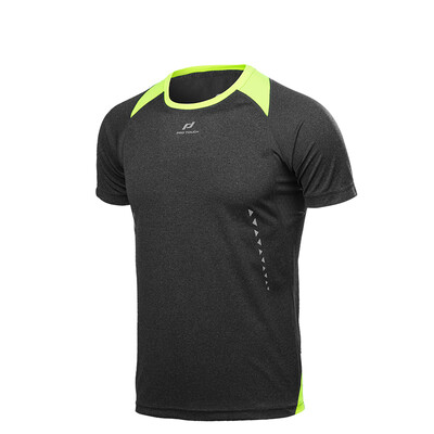 

PRO TOUCH Men&39s Running Sport Quick Dry T-Shirt Colored Shoulder Short Sleeve 246018 900-050 Black Orange L