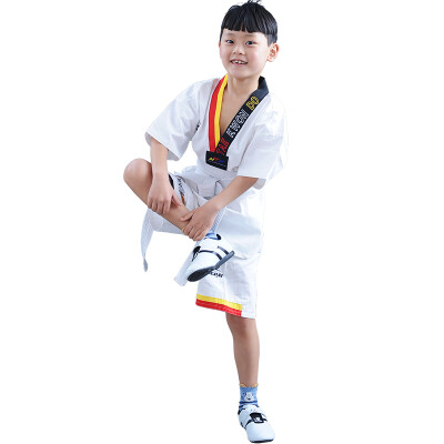 

Taekwondo clothing children's clothing summer summer half-sleeved Taekwondo Road clothing cotton short-sleeved men and women training clothing