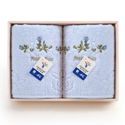 

Golden Cotton Fresh and Fresh Rose Two Towels Gift Box 2185H Yellow