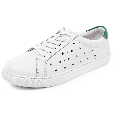 

Playboy (PLAYBOY) small white shoes Korean students white board shoes with thread empty L608710251 white powder 36 yards