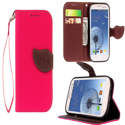 

Pink Design PU Leather Flip Cover Wallet Card Holder Case for Samsung Galaxy SIIIS3I9300