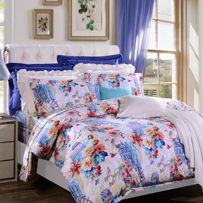 

FUANNA cotton bed set/bed kit (duvet cover/bedsheet/pillowcase) 1.8 m bed