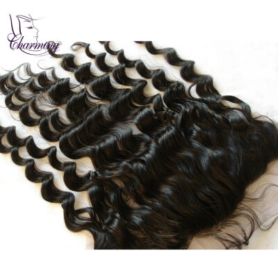 

Charming Brazilian Loose Wave Lace Frontal 13x4 Swiss Full Lace Frontal Closure With Baby Hair Human Hair Closure Ear To Ear