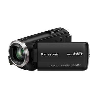

Panasonic digital camera Panasonic Lumix HC-V270 high-definition digital camera black 90 times the intelligent zoom 5-axis optical image stabilization WIFI NFC V250 upgrade