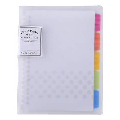 

KOKUYO Tactile cookie 20-hole loose-leaf booklet Campus loose-leaf replacement core 5-color index separation sheet A5 / 40 pages blue WSG-RUCP12B