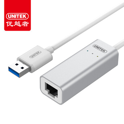 

Улучшенный человек (UNITEK) USB к RJ45 проводной LAN сетевой кабель преобразователя проводной Fast ноутбук карты адаптер Ethernet кабель Внешний интерфейс Apple Mac черный Y-1466BK