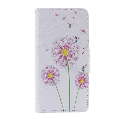 

Pink Dandelion Design PU Leather Flip Cover Wallet Card Holder Case for LG G5