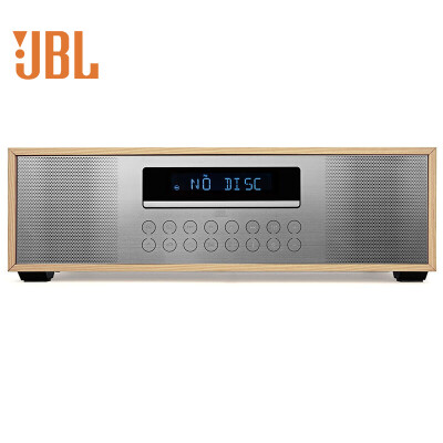 

JBL audio speakers mini audio CD player Bluetooth audio radio desktop audio desktop alarm clock USB maple white MS401