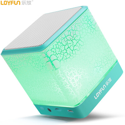 

Музыкальный релиз (LOYFUN) A4 настольная мини-стерео беспроводная телефонная карта сабвуфер портативный наружный громкоговоритель Bluetooth USB (зеленый)