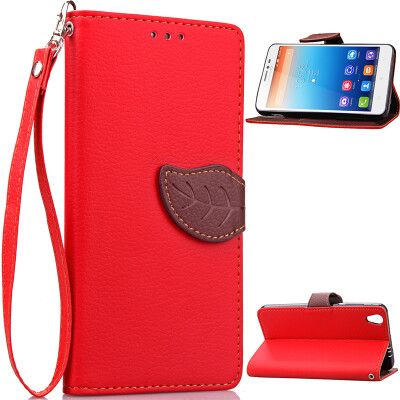 

Red Design PU Leather Flip Cover Wallet Card Holder Case for Lenovo S850