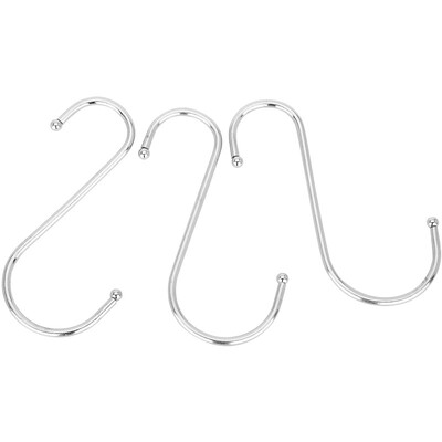 

Maxcook stainless steel hook S-type hook 3 Pack load-bearing strong free hanging easy to carry MCBG-03