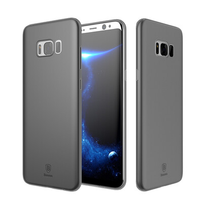 

Times the Baseus Samsung Galaxy S8 plus mobile phone case protective cover ultra-thin through the black