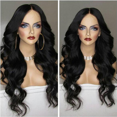 

Brazilian Virgin Hair Glueless Full Lace Human Hair Wigs Middle Part Body Wave Full Lace Wig With Baby Hair For Black Women