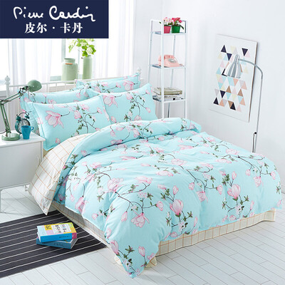 

Pierre cardin cotton bed set duvet coverfitted sheetpillow case 12m bed