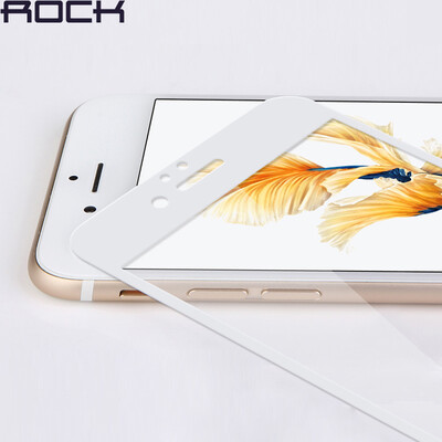 

Рок-ROCK iphone7 полноэкранная стальная пленка / 3D-мягкая краска взрывозащищенная стеклянная пленка Apple 7 mobile phone film white